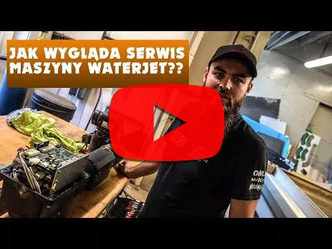 serwis maszyn do cięcia wodą